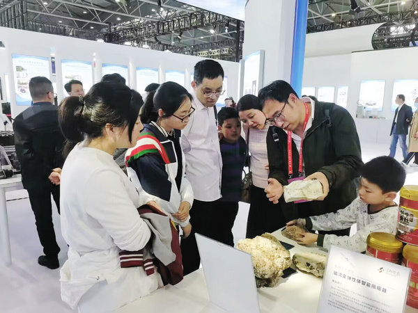 冰球官网青藏科考研究成果在第二届中国（安徽）科技创新成果转化交易会展出